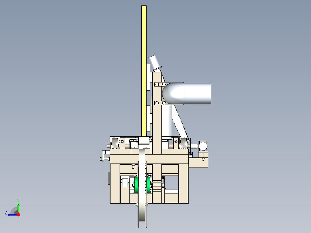A3003326-木板半自动封边机右视图