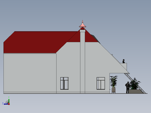 房子、建筑(220)右视缩略图