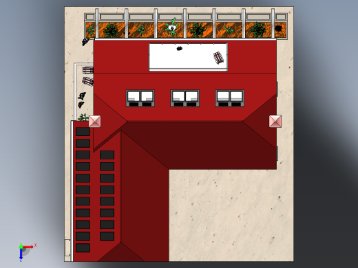 房子、建筑(220)俯视缩略图