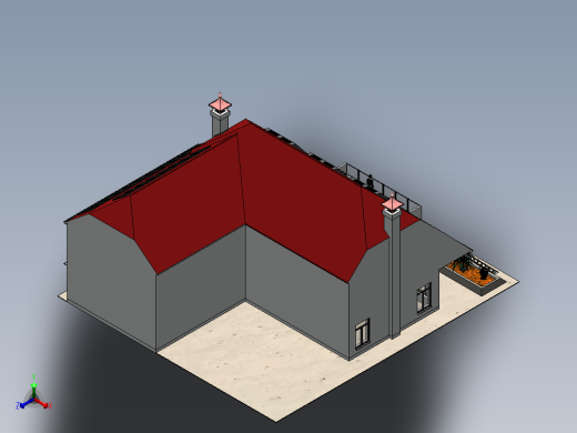 房子、建筑(220)正等轴测缩略图