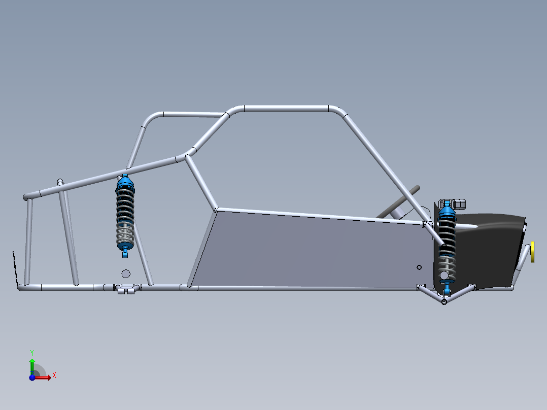 卡丁车 钢管车(93)前视图