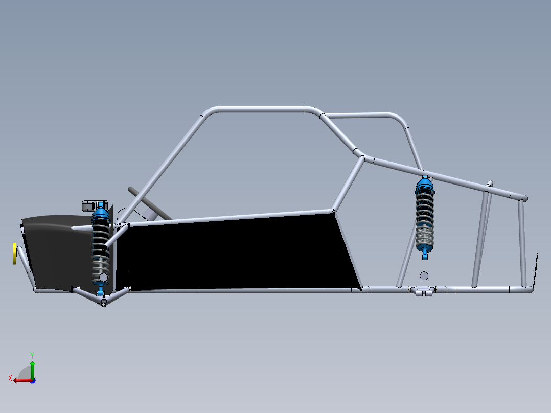 卡丁车 钢管车(93)后视图