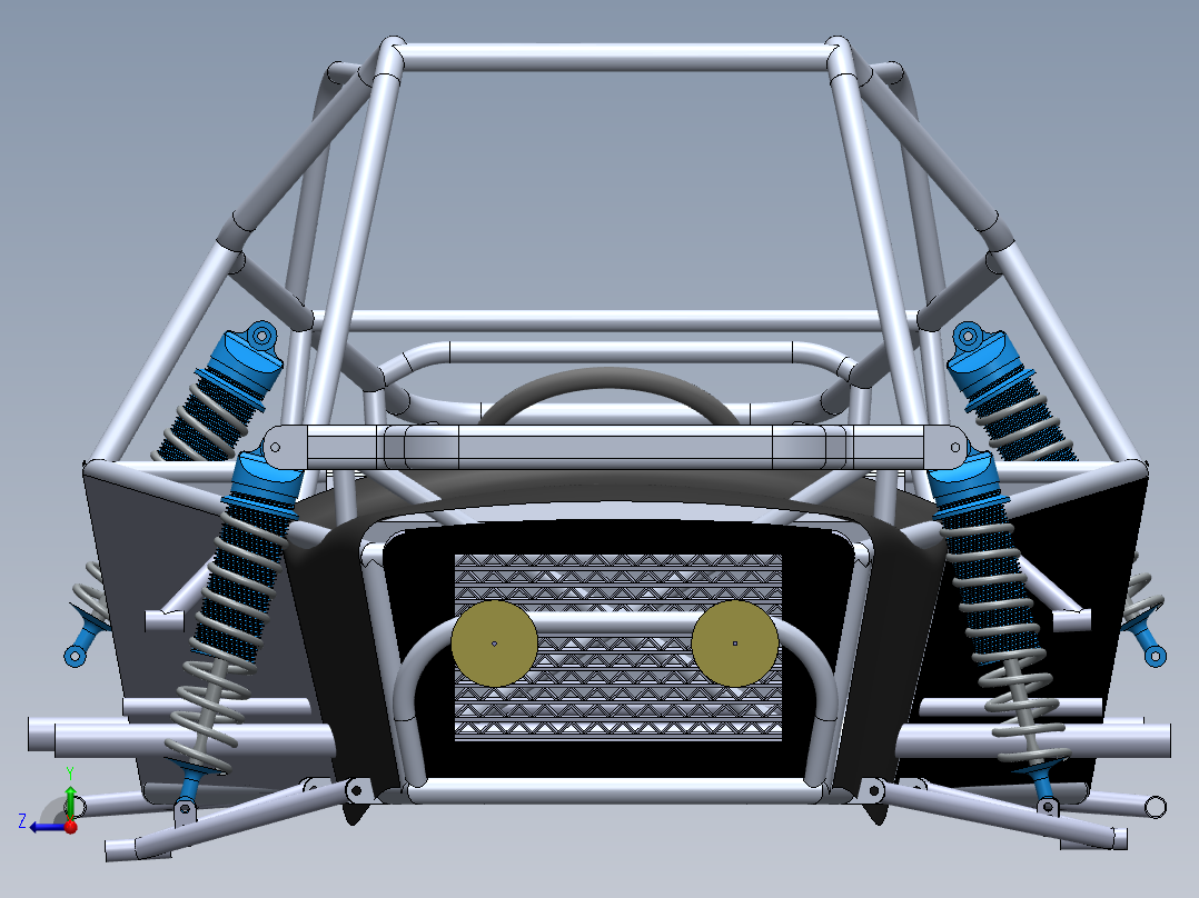 卡丁车 钢管车(93)右视图