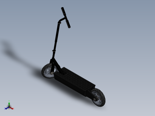 滑板车正等轴测缩略图