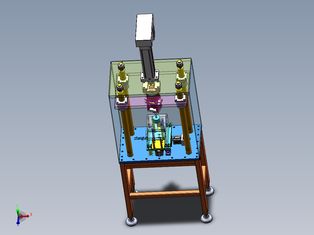 电机转子轴压装机