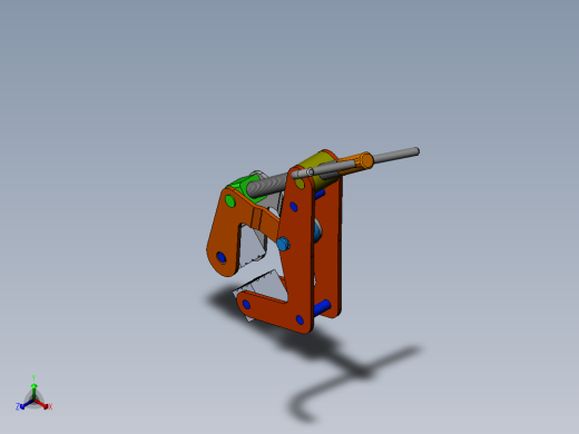 手动夹具11正等轴测缩略图