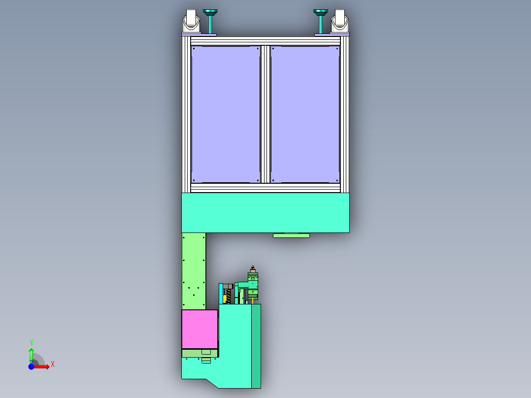 自动锁螺丝机（电子行业）前视图
