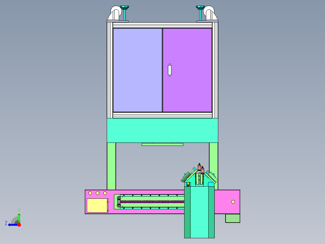 自动锁螺丝机（电子行业）右视图
