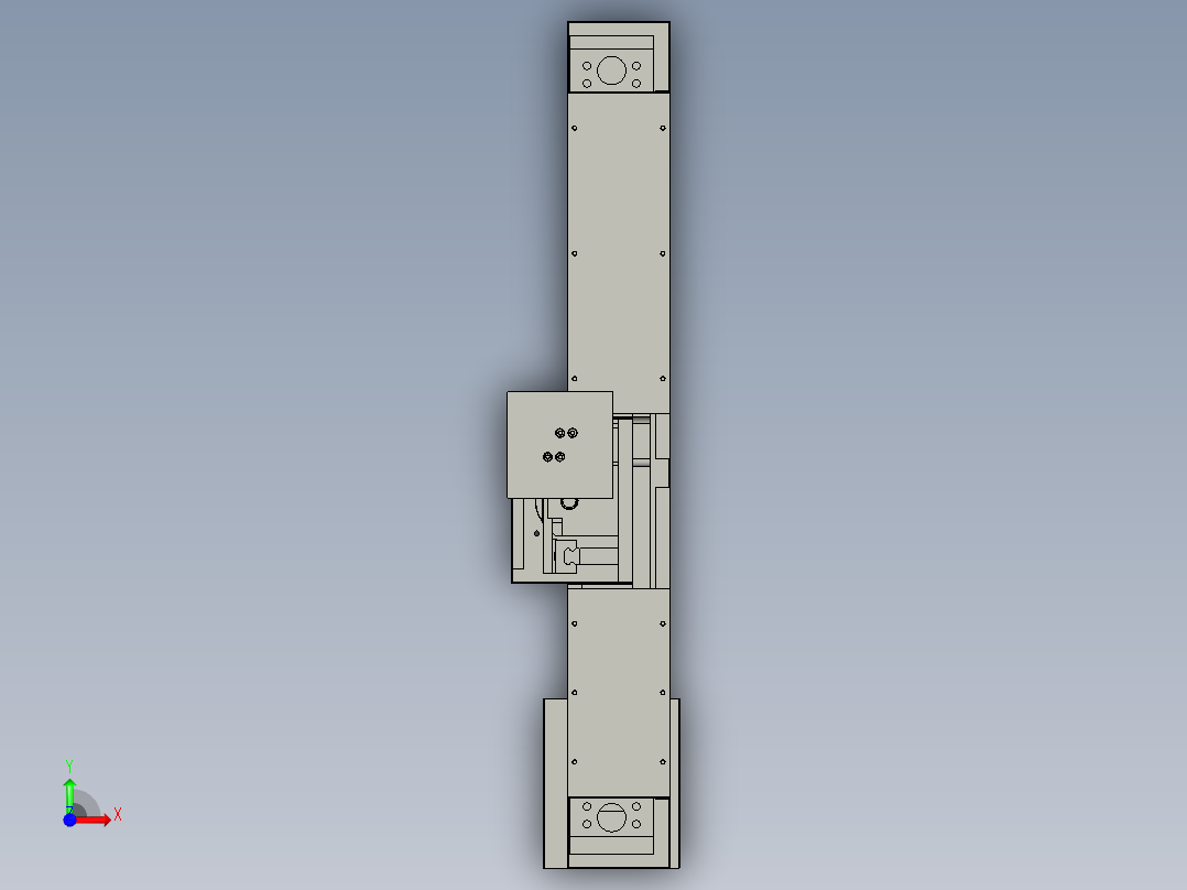 冲模结构前视图