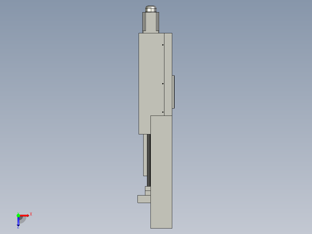 冲模结构俯视图