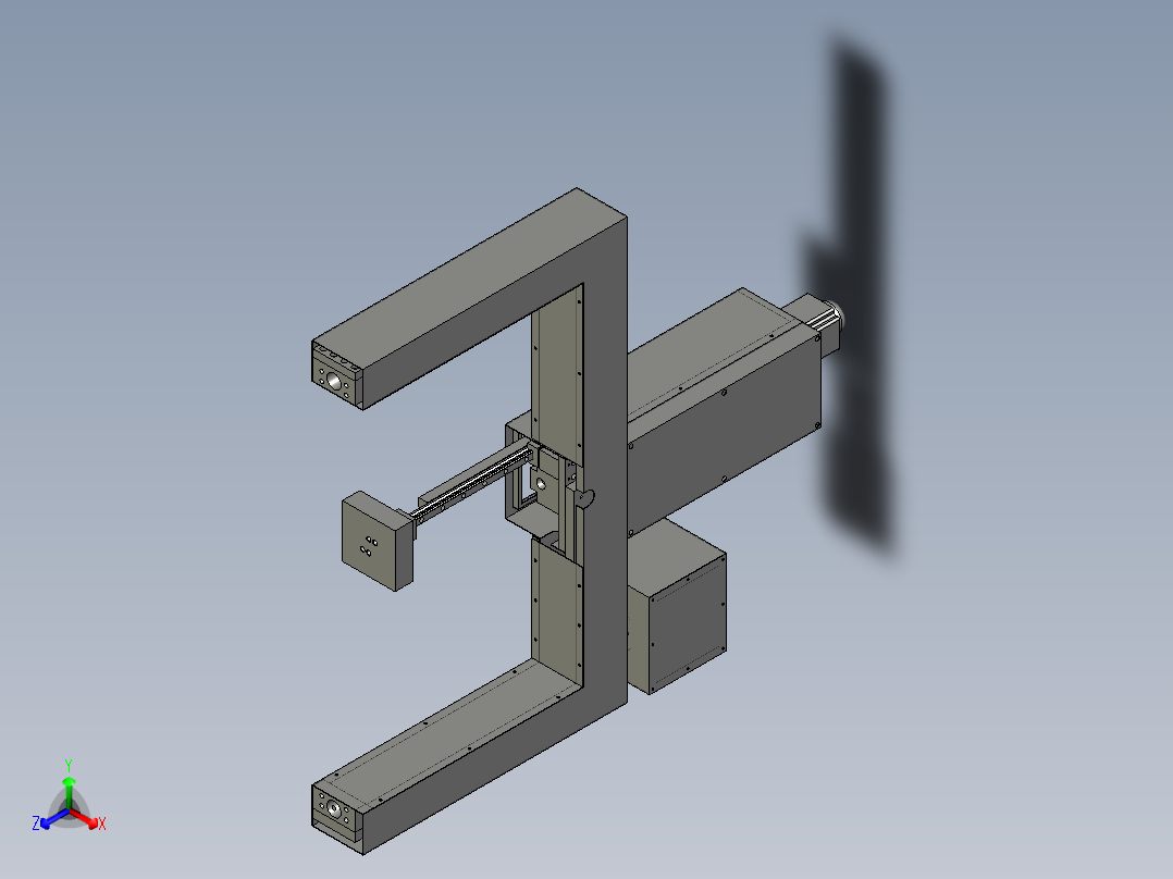 冲模结构正等轴测图