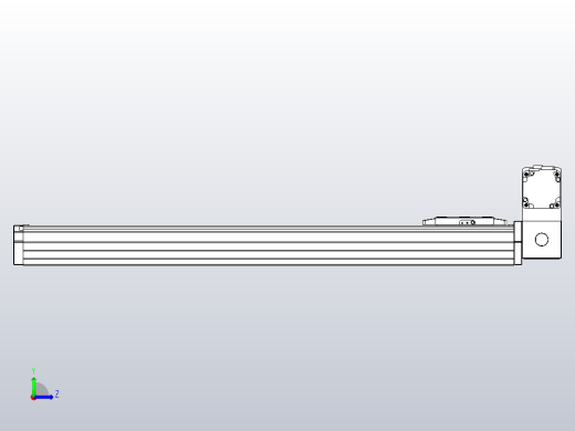 机器人皮带驱动直线轴TPA-GCB-80-P60-L600-RU-M20-N3左视缩略图