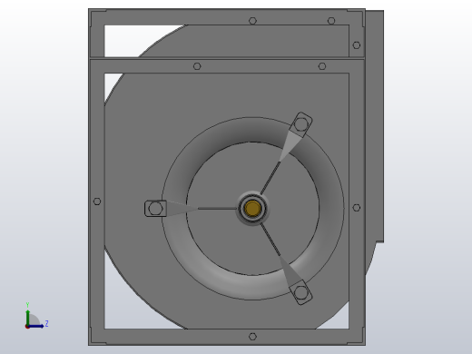 SYD-R2离心风机[SYD450 R2]亿利达风机前视缩略图