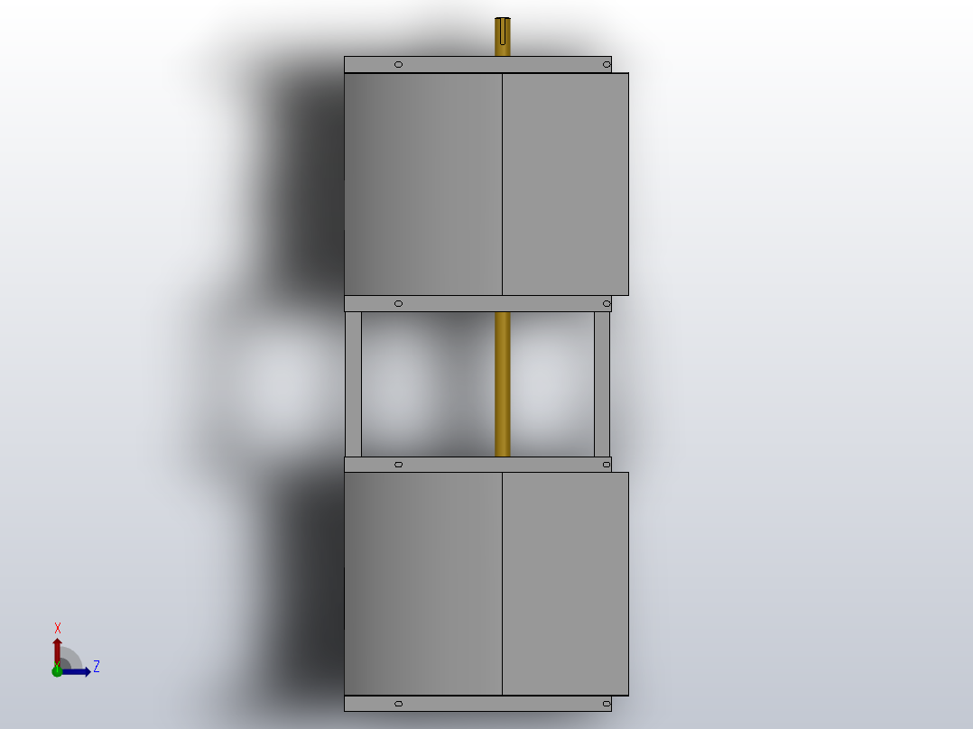 SYD-R2离心风机[SYD450 R2]亿利达风机俯视图