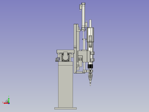 打螺丝机构D后视缩略图