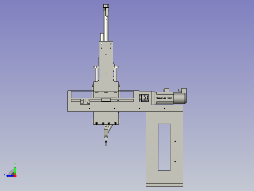 打螺丝机构D右视缩略图
