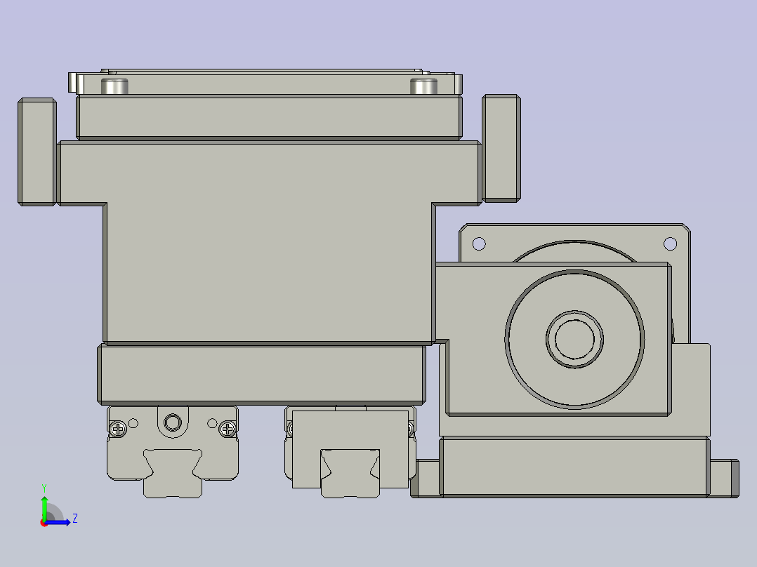 大铝件料盘组左视图