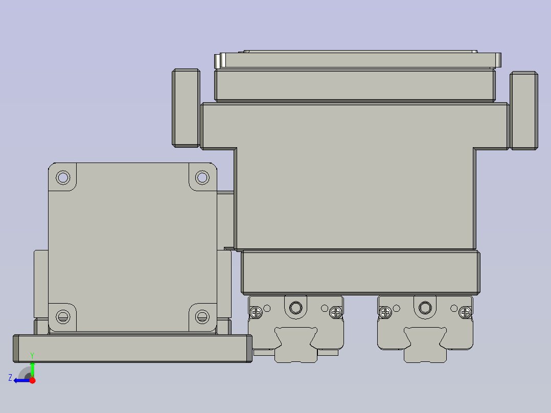 大铝件料盘组右视图