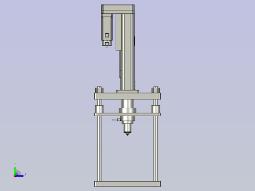 3工位伺服压机构左视缩略图