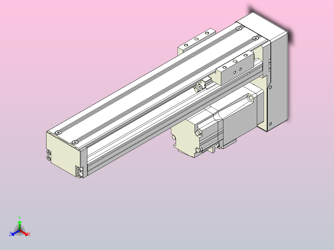 钢基模组TPA-KNR-5002C-250A1-MP-H1S0正等轴测图