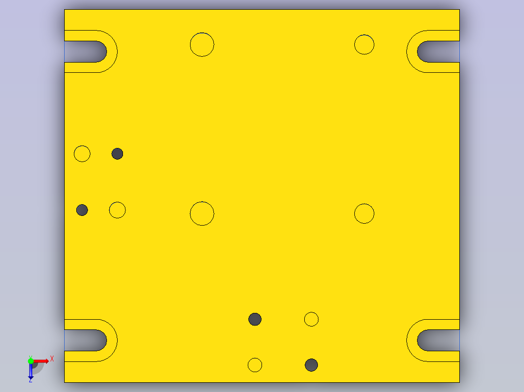 涡轮蜗轮箱、蜗杆减速箱体的加工工艺及镗Ф70孔夹具设计含NX三维及非标6张CAD图俯视图