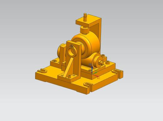 涡轮蜗轮箱、蜗杆减速箱体的加工工艺及镗Ф70孔夹具设计含NX三维及非标6张CAD图缩略图