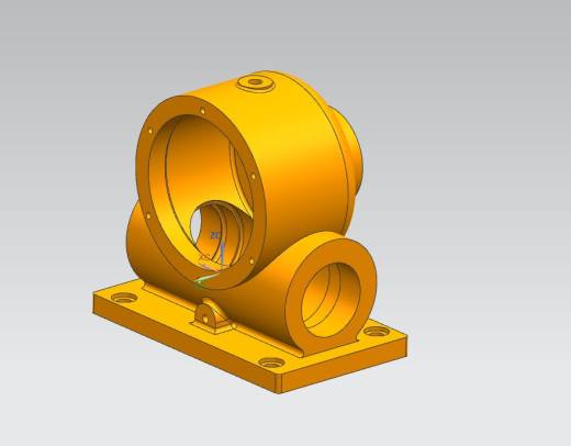 涡轮蜗轮箱、蜗杆减速箱体的加工工艺及镗Ф70孔夹具设计含NX三维及非标6张CAD图缩略图