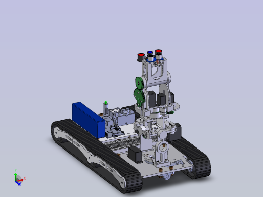 3D扫描机器人履带车