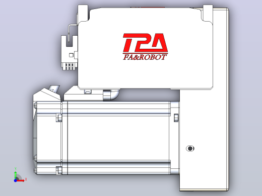 皮带直线轴半封闭可选导轨TPA-HNB-110D-90-L1700-LP-Y-P40-N3前视缩略图
