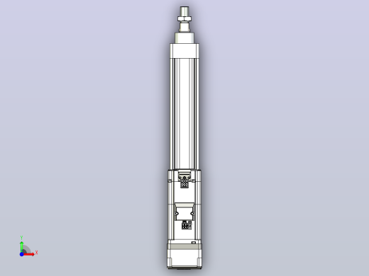 轻载电动缸TPA-ESR40-1210C-L200-MR-W-P40-C3前视缩略图