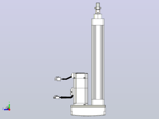 轻载电动缸TPA-ESR40-1210C-L200-MR-W-P40-C3右视缩略图
