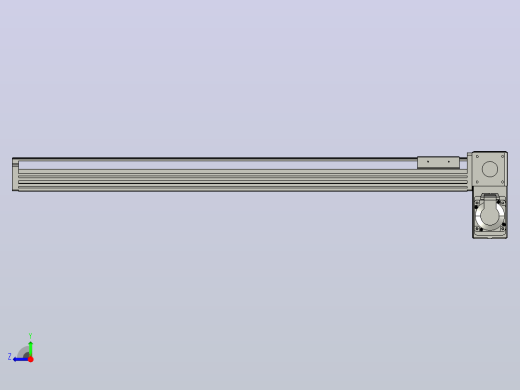 皮带直线轴半封闭可选导轨TPA-HNB-85D-90-L700-RP-Y-P20-N3右视缩略图