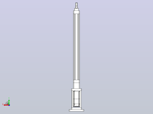 轻载电动缸TPA-ESR40-1210C-L450-M-FB-W-P40-C3后视缩略图