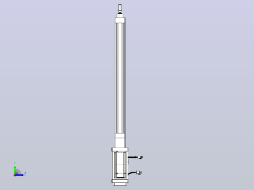 轻载电动缸TPA-ESR40-1210C-L450-M-FB-W-P40-C3左视缩略图
