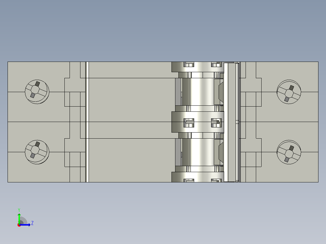 微型断路器20A-2P左视图