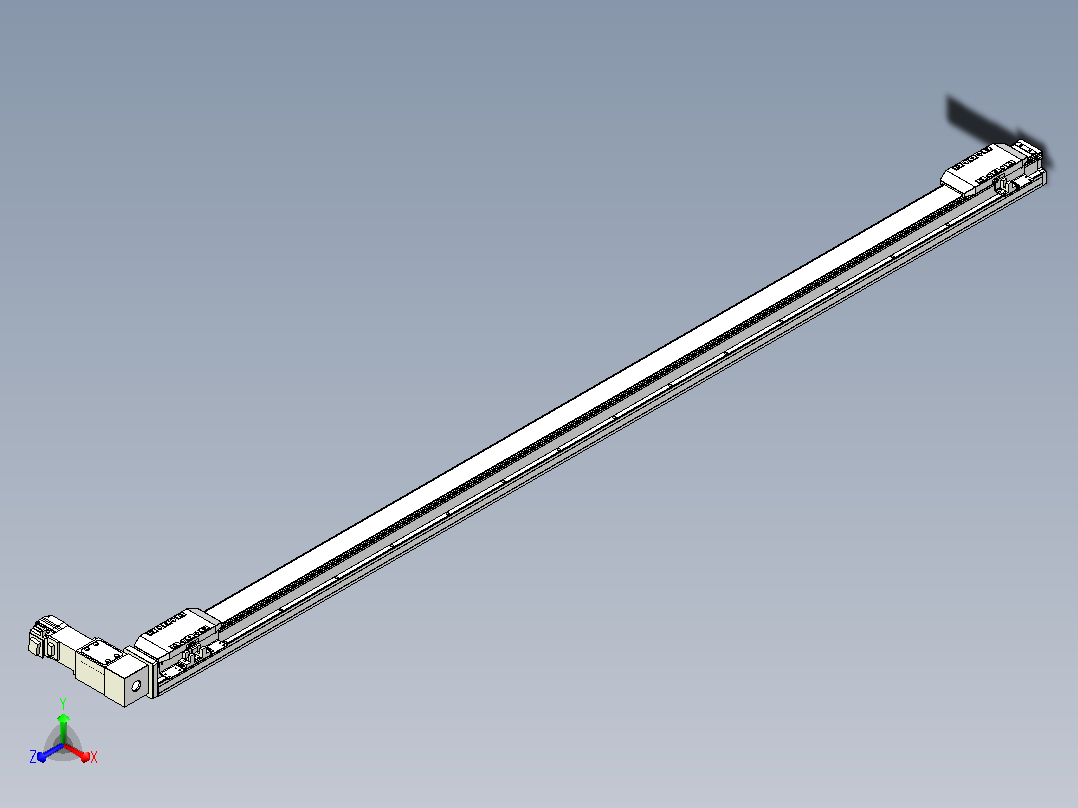 皮带直线轴双滑块型TPA-GCBS-50-P42-L650-DR-M10-N3主视图