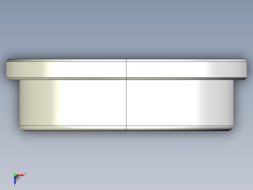 完整的FLRAZZ型微英制系列轴承库— SolidWorks和Step微型轴承模型俯视缩略图