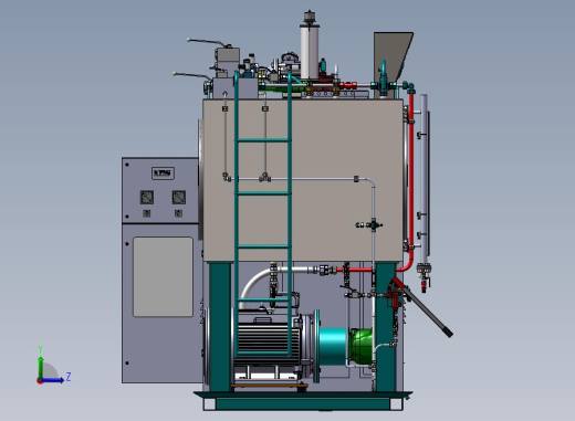 B08-大型液压工作站(完整一套）左视缩略图