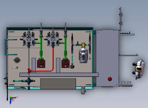 B08-大型液压工作站(完整一套）俯视缩略图