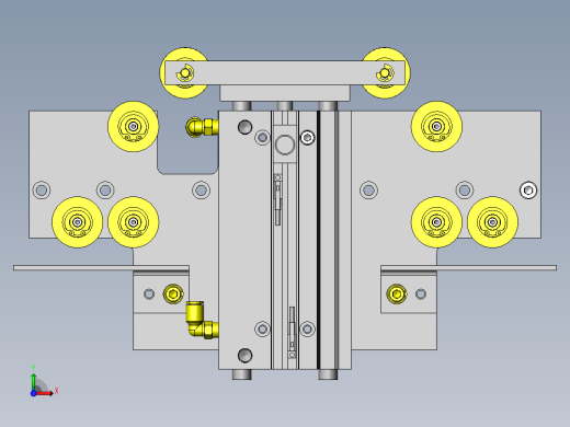 利用钢丝的半自动门前视缩略图