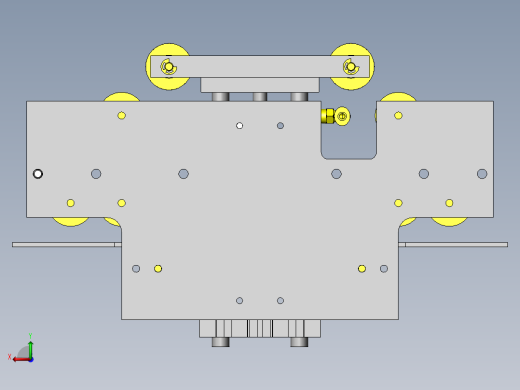 利用钢丝的半自动门后视缩略图