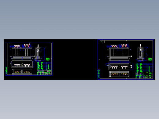 推钢机液压图纸