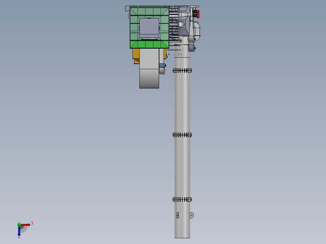 RCO活性炭吸附脱附和催化燃烧设备sw16可编辑俯视图