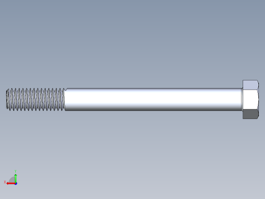 UNC 六角螺栓-Hex Bolt 0.375-16 x 4后视缩略图