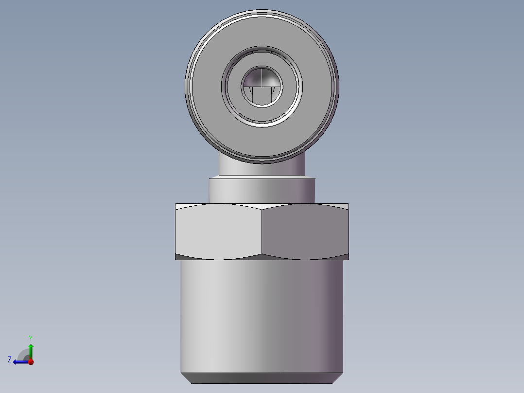 螺纹弯通APL6-G02(2分6厘)右视图