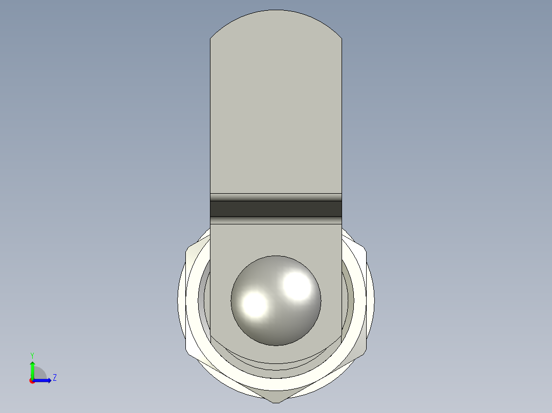 鎖CS-3D多系列多零件图纸模型左视图