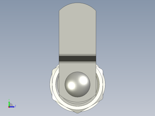 鎖CS-3D多系列多零件图纸模型左视缩略图