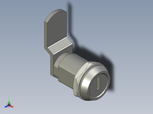 鎖CS-3D多系列多零件图纸模型正等轴测缩略图