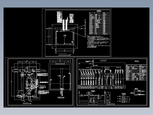橡胶坝全套设计图
