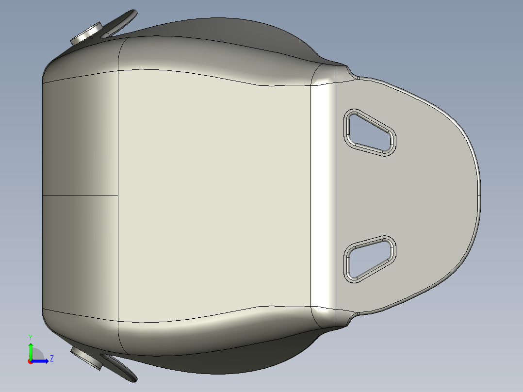 汽车座椅 (21)左视图